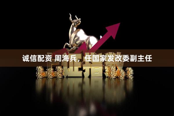 诚信配资 周海兵，任国家发改委副主任