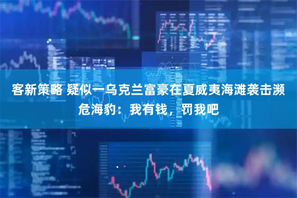 客新策略 疑似一乌克兰富豪在夏威夷海滩袭击濒危海豹：我有钱，罚我吧